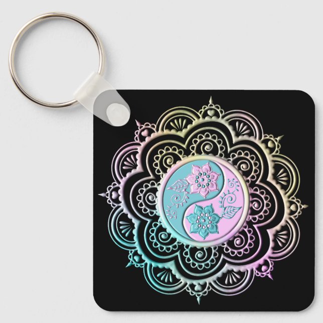 Porte-clés Pastel Mandala (Recto)
