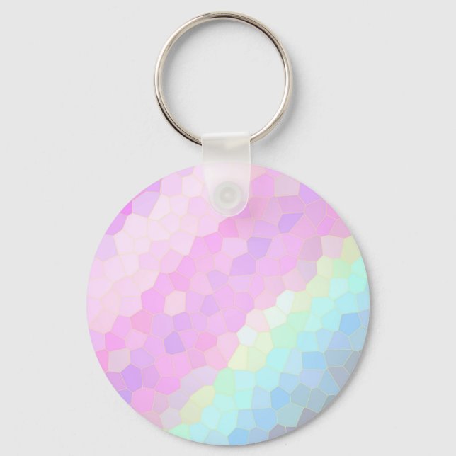 Porte-clés Pastel Mosaic (Recto)