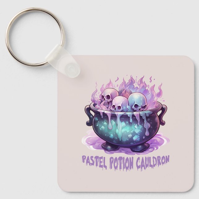 Porte-clés Pastel Potion Cauldron (Recto)