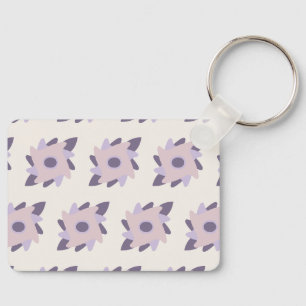 Porte-clés Pastel violet Carrelage décoratif coloré