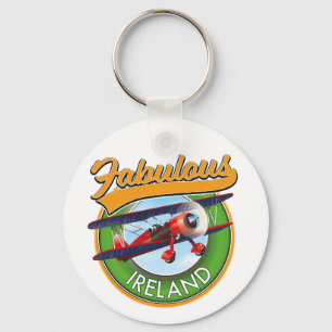 Porte-clés patch de voyage en Irlande fabuleux.