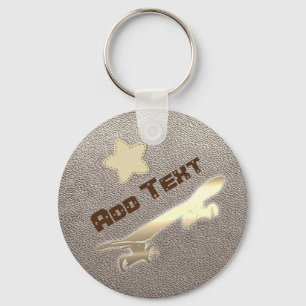 Porte-clés Patinage sur mesure cool