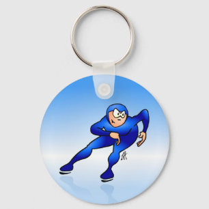 Porte-clés Patineur de vitesse