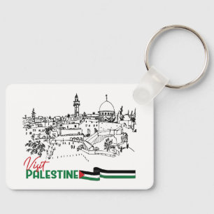 Porte-clés Patrimoine palestinien et espoir