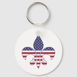 Porte-clés Patriotic American Flag