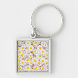 Porte-clés Patters Pink Purple Daisy Flower