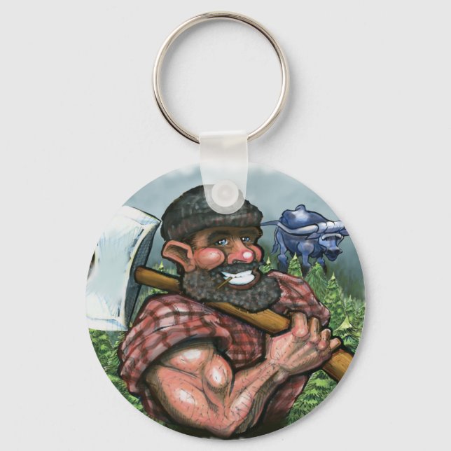 Porte-clés Paul Bunyan (Recto)