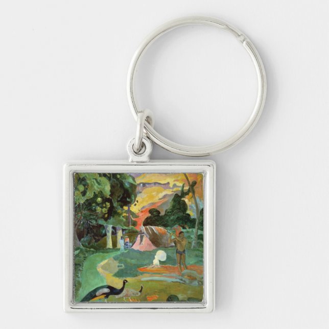 Porte-clés Paul Gauguin| Matamoe ou, Paysage avec des Peacock (Devant)