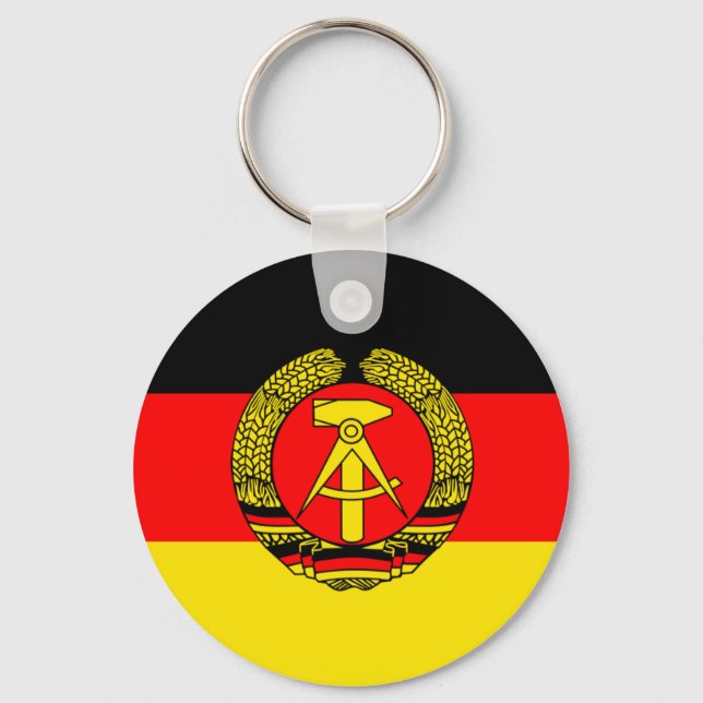 Porte-clés Pavillon de l'Allemagne de l'Est (Recto)