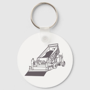 Porte-clés Paving Truck Outline