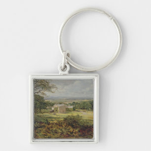 Porte-clés Paysage anglais avec une maison, 19ème siècle