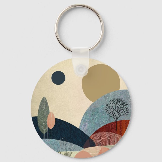 Porte-clés Paysage de Imaginaire Hills (Verso)