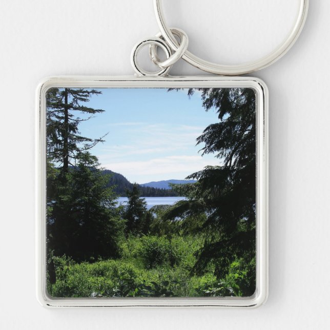 Porte-clés Paysage de l'Alaska belle photographie de l'Alaska (Devant)