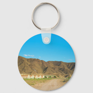 Porte-clés Paysage désertique à Almeria, Andalousie, Espagne