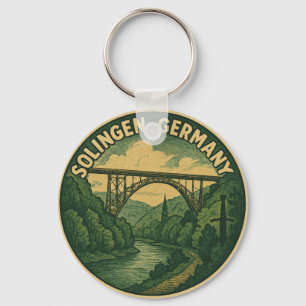 Porte-clés Paysage du pont de Solingen Allemagne