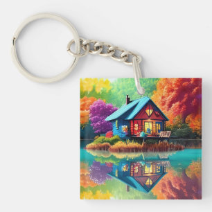 Porte-clés Paysage naturel avec automne-36685