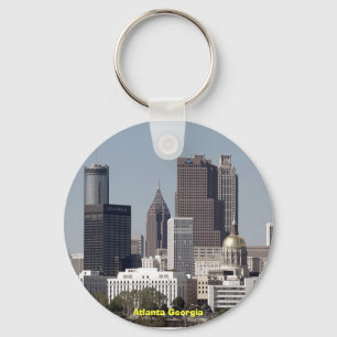 Porte-clés paysage urbain d'Atlanta la Géorgie