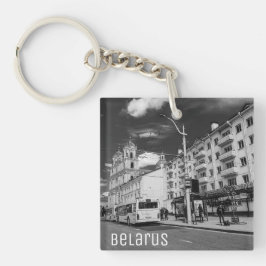 Porte-clés Paysage urbain de Grodno Biélorussie Architecture 