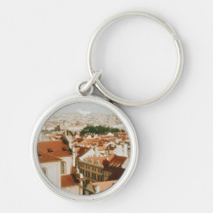 Porte-clés Paysage urbain de Prague Souvenir