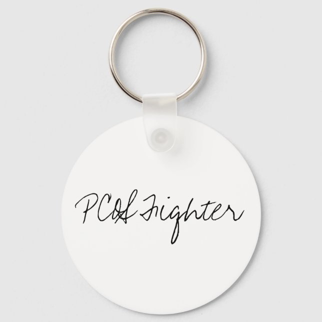 Porte-clés PCOS Fighter (Recto)