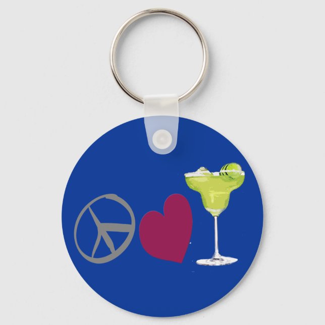 Porte-clés Peace Love Margaritas Porte - clé (Recto)