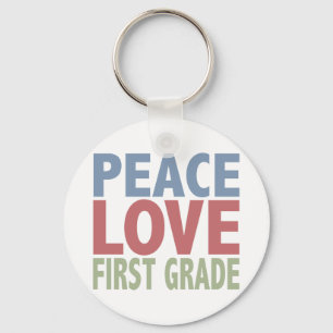 Porte-clés Peace Love Première année