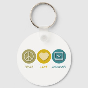 Porte-clés Peace Love Ultrasounds