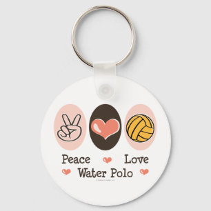 Porte-clés Peace Love Water Polo Porte - clé