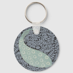 Porte-clés Peacock Art Nouveau Bird Classic