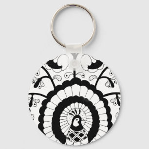 Porte-clés Peacock parfait