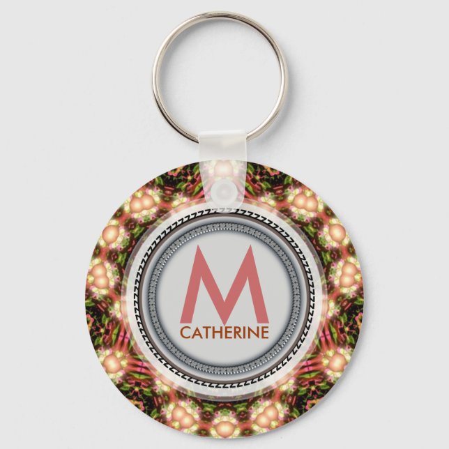 Porte-clés Pearlidelica Monogramme Nom Porte - clé (Recto)