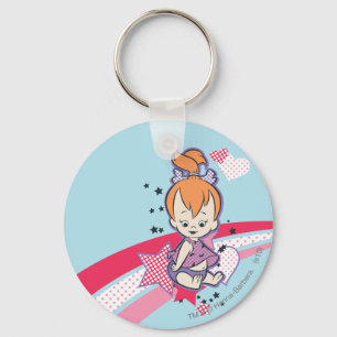 Porte-clés PEBBLES™ on Pink Rainbow