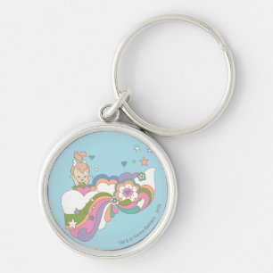 Porte-clés PEBBLES™ Rainbow Cloud
