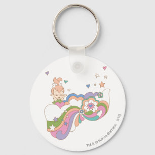 Porte-clés PEBBLES™ Rainbow Cloud