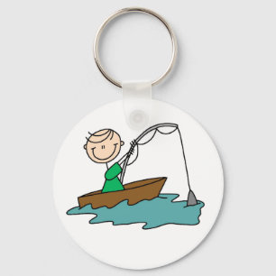 Porte-clés Pêche en bateau