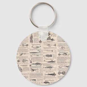 Porte-clés Pêche leures Publicité Pêcheur Art