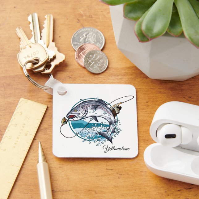 Porte-clés Pêche porte - clé-Yellowstone (Bureau)