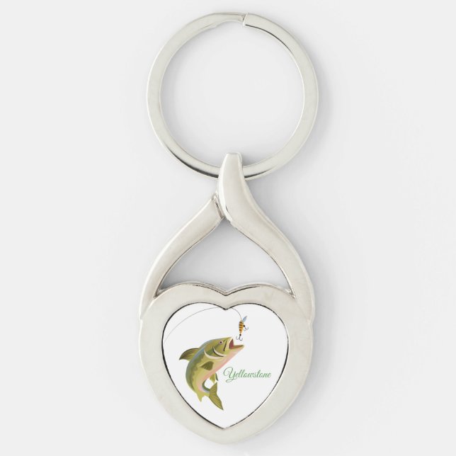 Porte-clés Pêche porte - clé-Yellowstone (Devant)