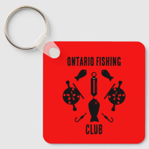 Porte-clés Pêche Saumon canadienne