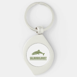Porte-clés Pêche Saumon humoristique