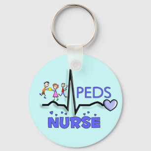 Porte-clés PEDS NURSE QRS Design T-shirts & cadeaux