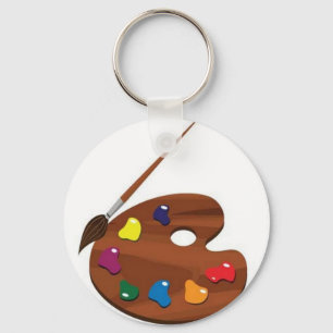 Porte-clés Peignez la palette