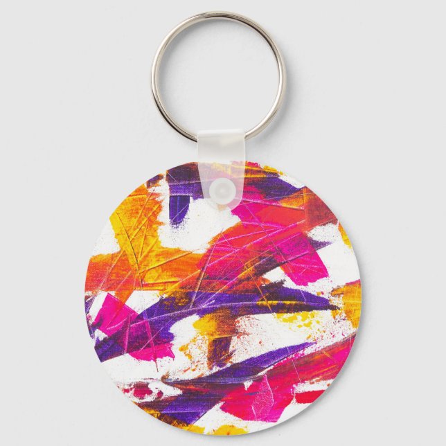 Porte-clés peinture à éclat (Recto)