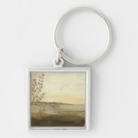 Peinture à l'huile de paysage moderne Sunset