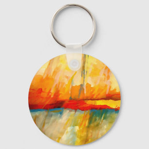 Porte-clés Peinture Abstraite moderne