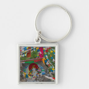 Porte-clés Peinture bouddhiste sur rochers