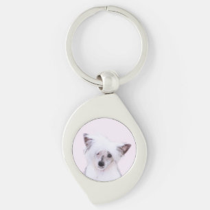 Porte-clés Peinture chinoise en poudre - Art Chien