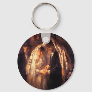 Porte-clés Peinture de mariage juif par Israëls
