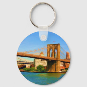 Porte-clés Peinture de pont de Brooklyn