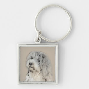 Porte-clés Peinture Havanaise (Gold Sable) - Art Chien origin